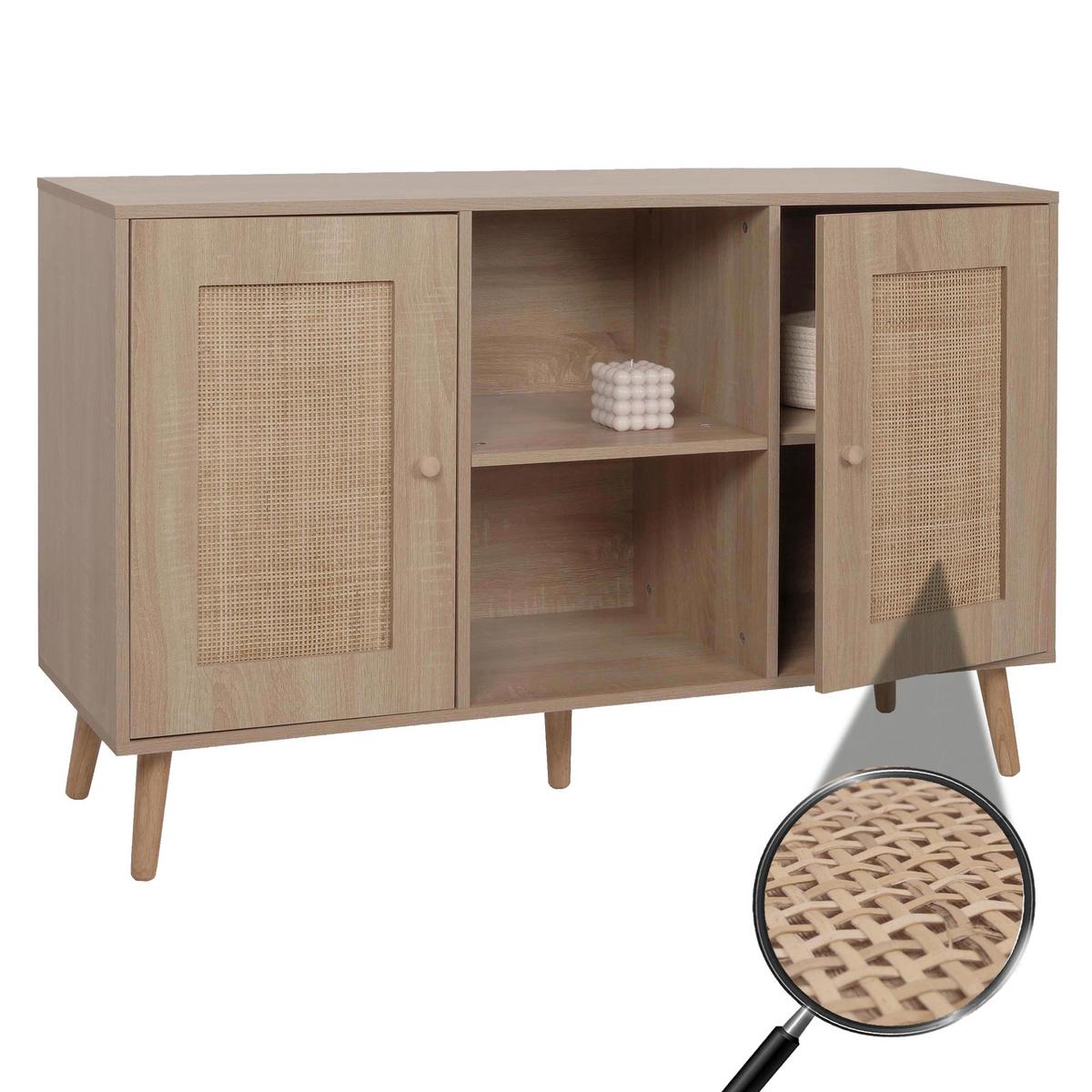 SIDEBOARD Braun - Braun, Holz (120/77/38cm) - MCW
