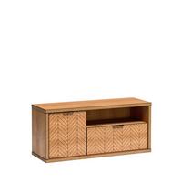 LOWBOARD CARINI 117,5/53/40,6 cm, Eichefarben - Eichefarben, Holzwerkstoff (117.5/53/40.6cm) - MASSENO