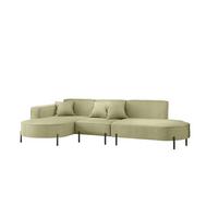 ECKSOFA Valencia - Opal, Holzwerkstoff/Textil (321/165cm) - Fun Möbel