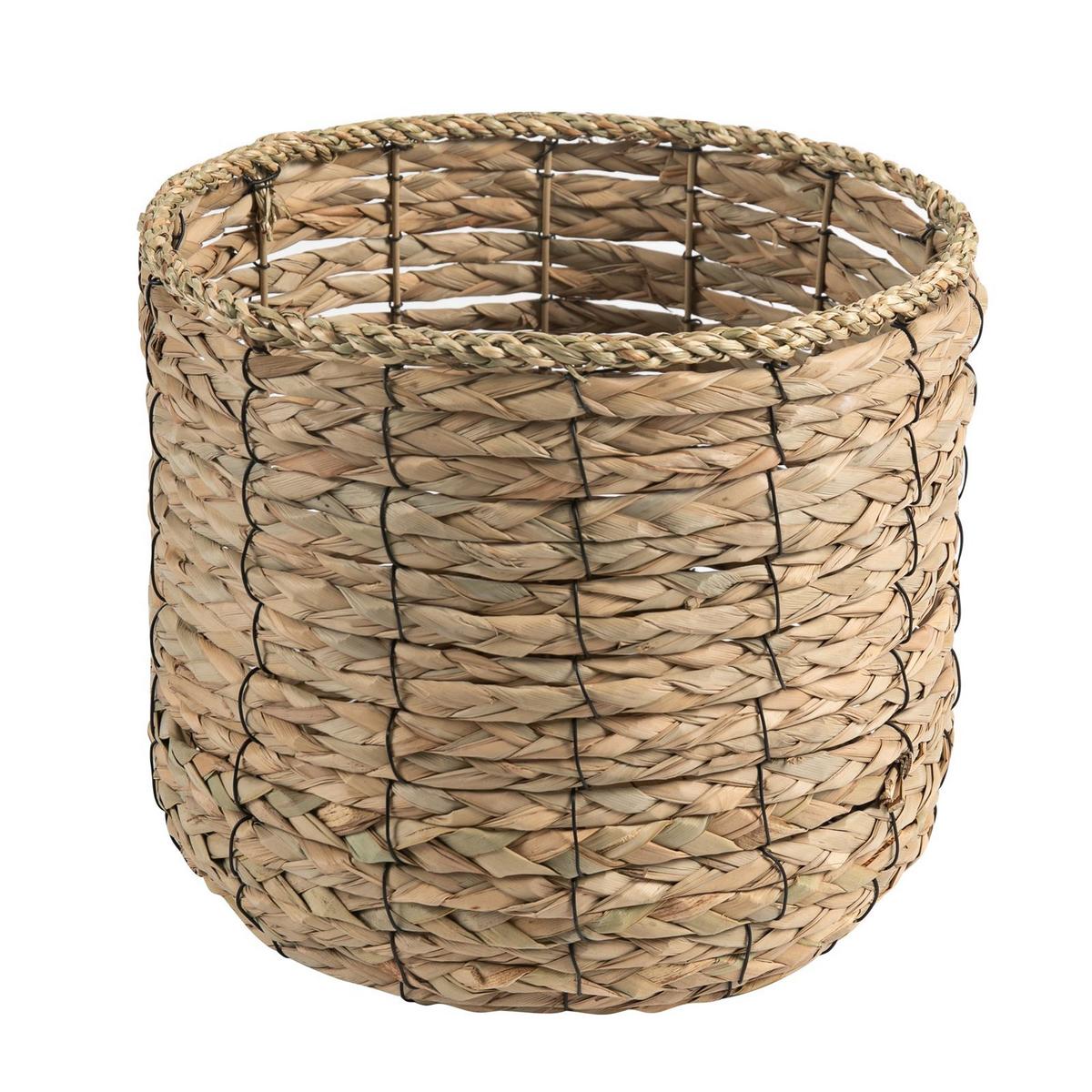 SEEGRASKÖRBE CEBU 3er Set natur - Naturfarben, Naturmaterialen (30/25/30cm) - CARO-Möbel