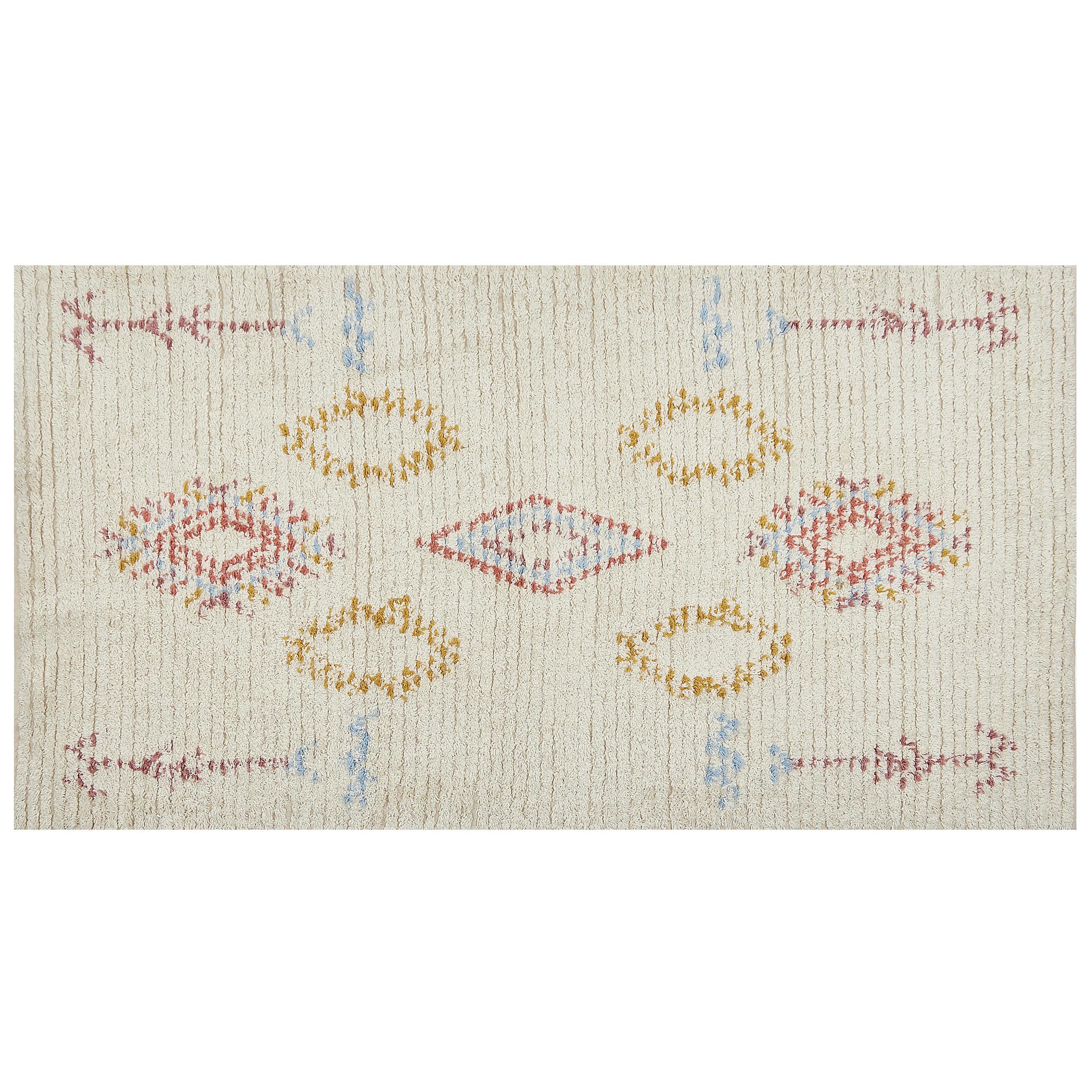 KURZFLOR-TEPPICH Bettiah 150/80 cm - Beige, Textil (80/150cm) - Beliani