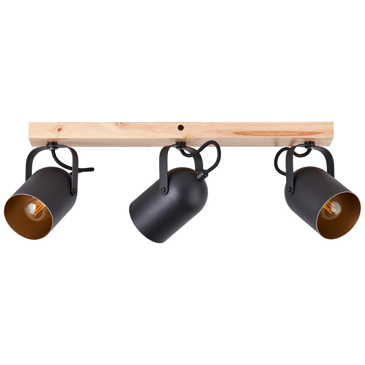 SPOTBALKEN Tronte 99797/86 - Schwarz, Holz (8/57.5/17.5cm) - Brilliant