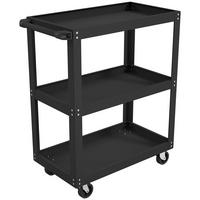 WERKZEUGWAGEN Metall Schwarz - Schwarz, Metall (35/82.5/70.5cm) - HOMCOM