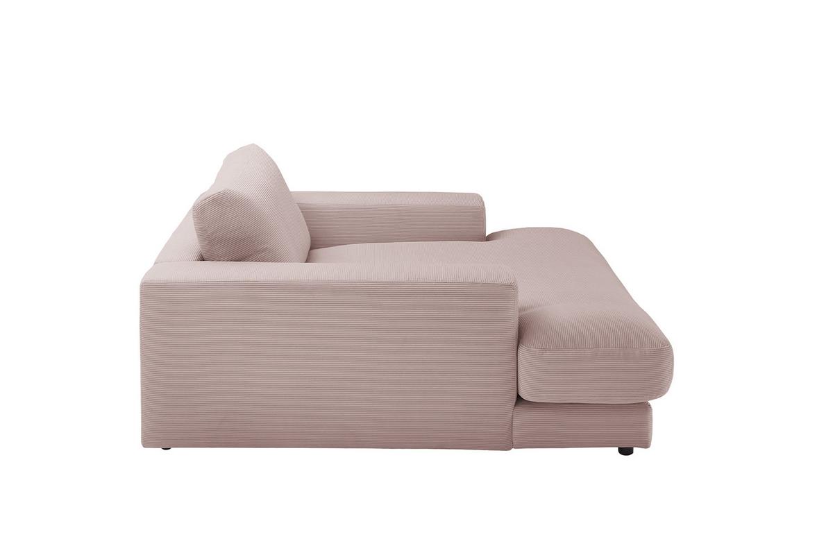 LONGSEAT MADELINE Pink Cord - Schwarz/Rosa, Kunststoff/Textil (150/86/170cm) - KAWOLA