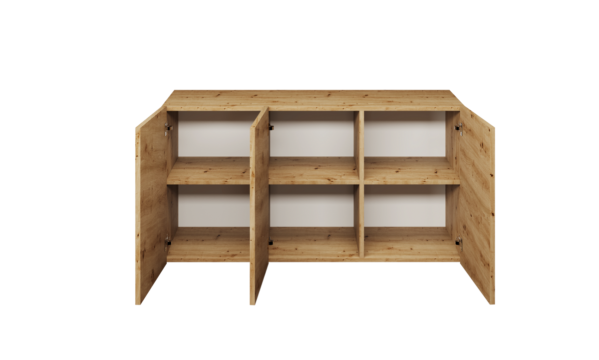KOMMODE Dallas Aristan 160/60/35 - Eiche Artisan, Holzwerkstoff (160/60/35cm) - RAUMHIRSCH FURNITURE