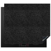 HERDABDECKPLATTE Granit - Schwarz - Grau Abdeckung Ceranfeld 59x51 cm - Anthrazit, Kunststoff (59/51/0.2cm) - MuchoWow