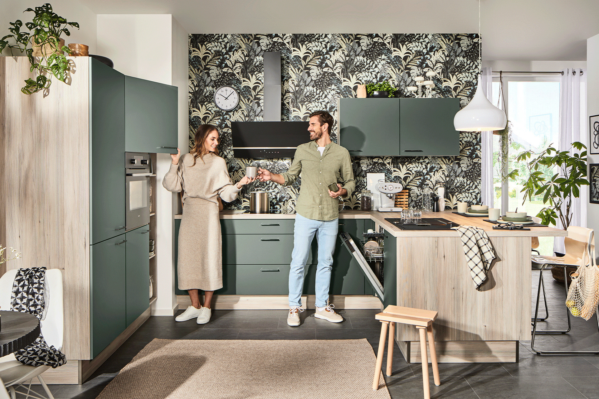 Erste gemeinsame Küche bei mömax