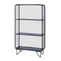 STANDREGAL Volda - Schwarz, Metall (50/90/19cm) - [en.casa]