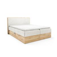 BOXBETT Roland - Creme, Holzwerkstoff/Textil (160/200cm) - Fun Möbel