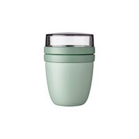 LUNCHPOT Ellipse Nordic Sage ø 10.7 cm - Mintgrün, Kunststoff (10.7/15.1/10.7cm) - Mepal