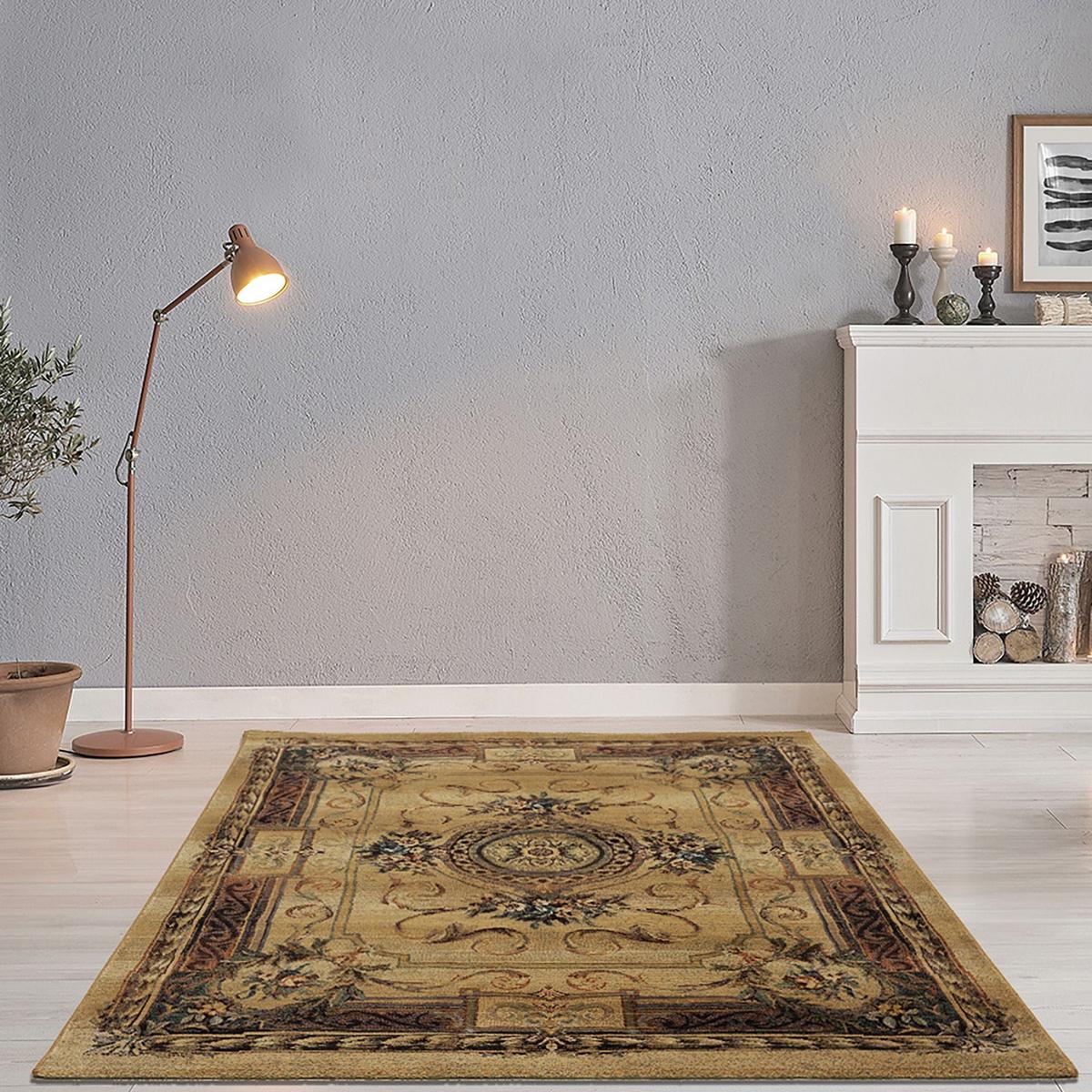 WEBTEPPICH Gabiro 856 60x90 cm - Beige, Textil (60/90cm) - THEKO