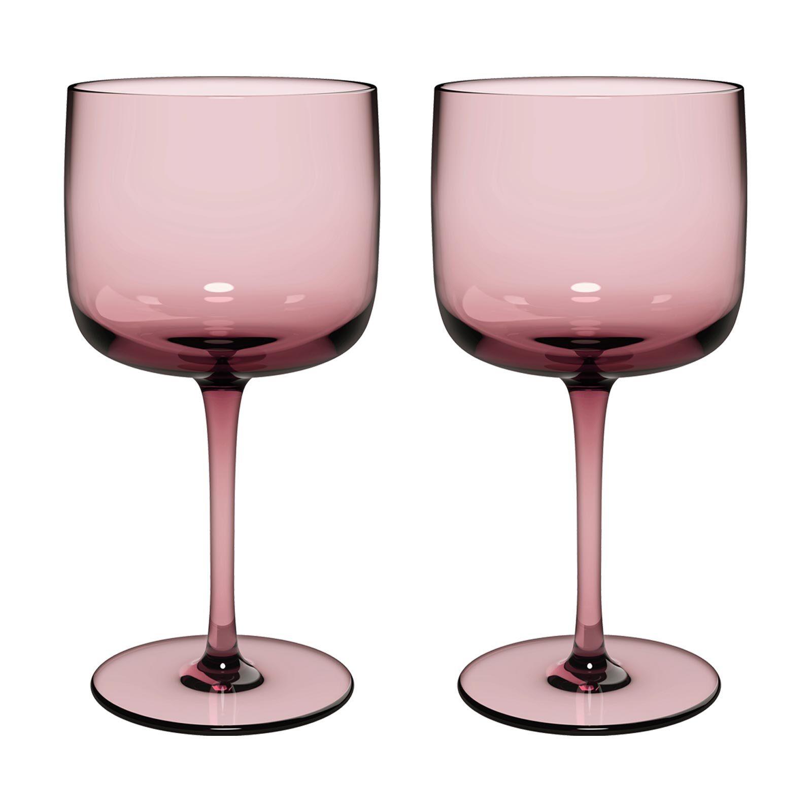 WEINGLÄSER Like Glass Grape 270 ml 2er Set - Pink, Glas (0.27L) - like.Villeroy & Boch