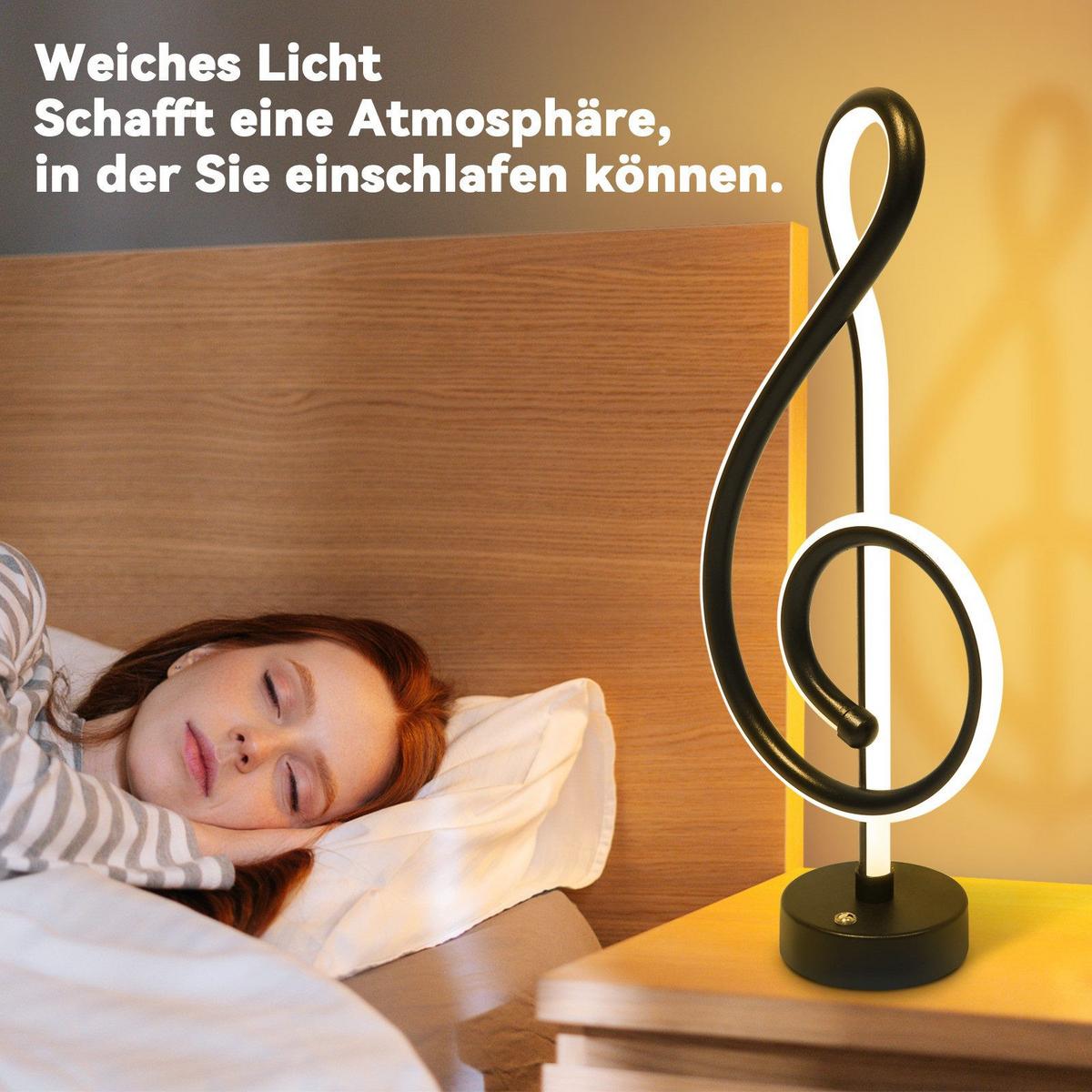 TISCHLEUCHTE Seebar 16.5/2.5/38.5 cm - Schwarz, Metall (38.5/16.5/2.5cm) - ZMH