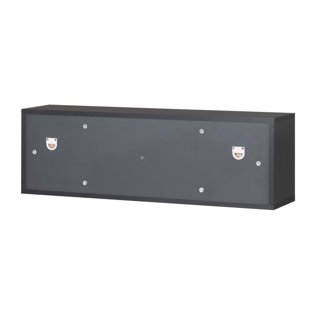 WANDREGAL anthrazit - Anthrazit, Holzwerkstoff (90/29/20cm) - Roba