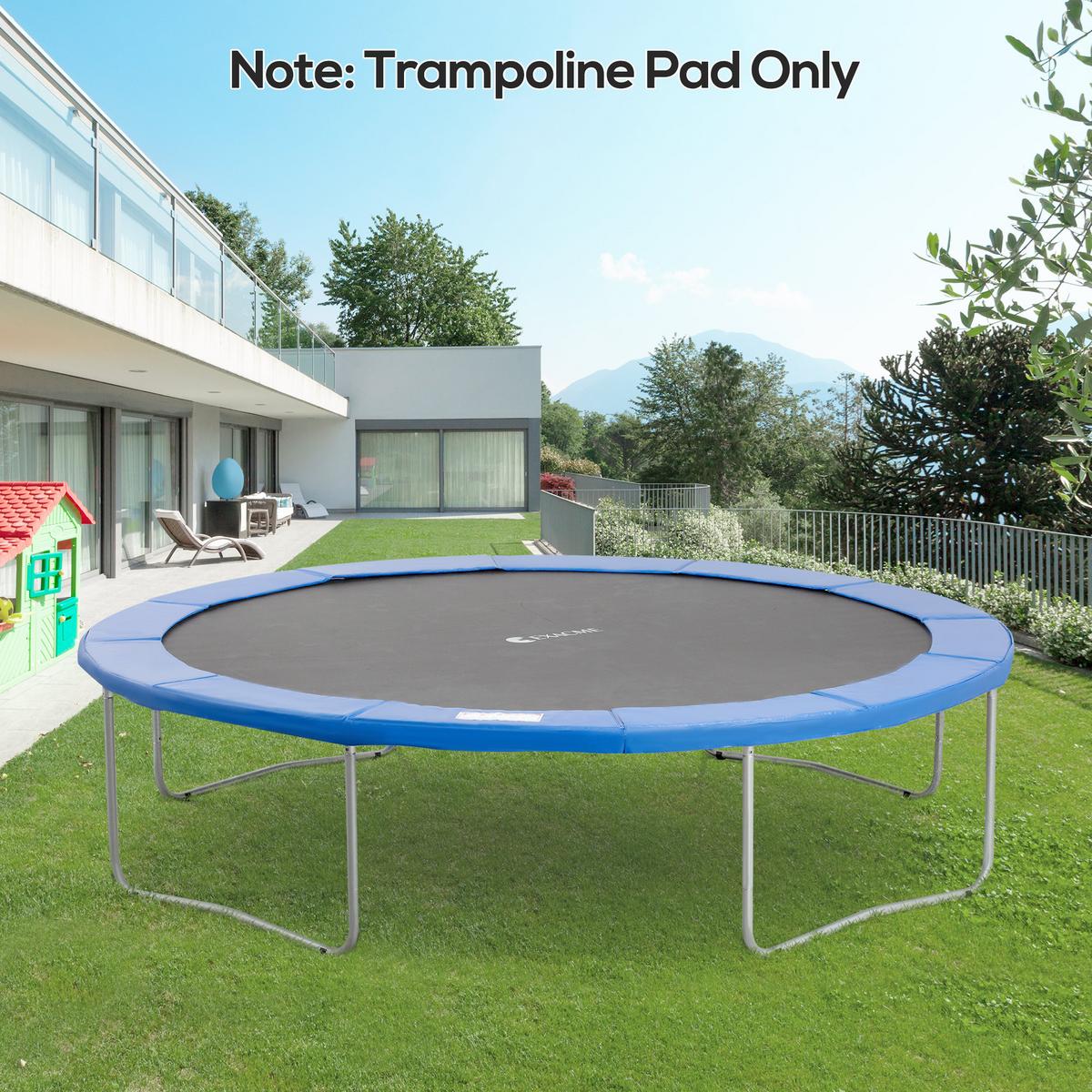 RANDABDECKUNG, PVC, Blau, Ø366 cm - Blau, Kunststoff (366/366cm) - HOMCOM