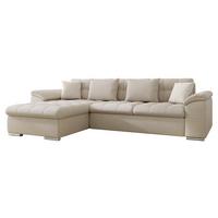 ECKSOFA Diana, Seite: Links - Perlmutt, Holz/Textil (280/160cm) - MIRJAN24