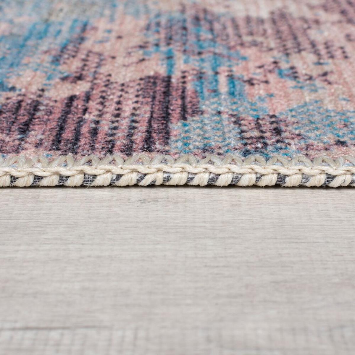 TEPPICH Waschbar CRAY, abstrakt, Bunt, 60 x 230 cm - Multicolor, Textil (230/60cm) - KADIMA DESIGN