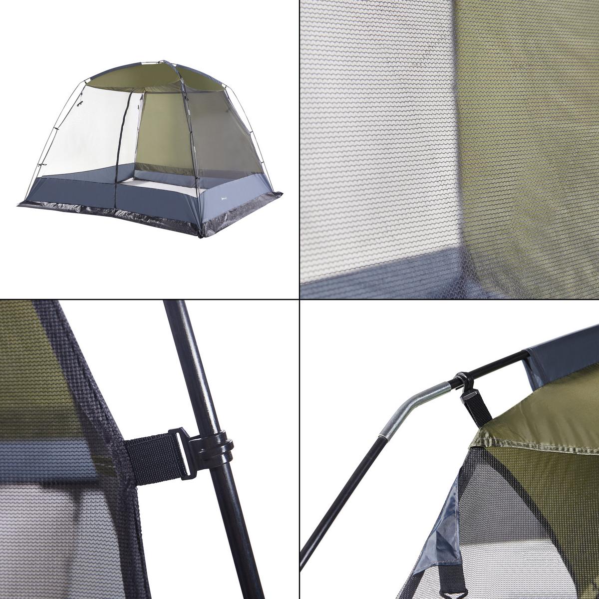 NETZPAVILLON Beekdaelen - Grün, Textil (305/213/305cm) - pro.tec