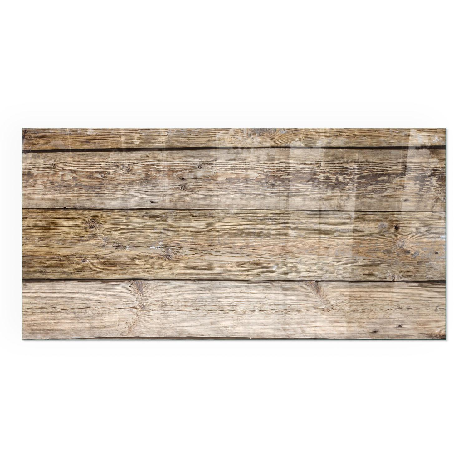 GLASPLATTE für Kamin 140x70 cm - Beige, Glas (140/70/0.4cm) - TULUP