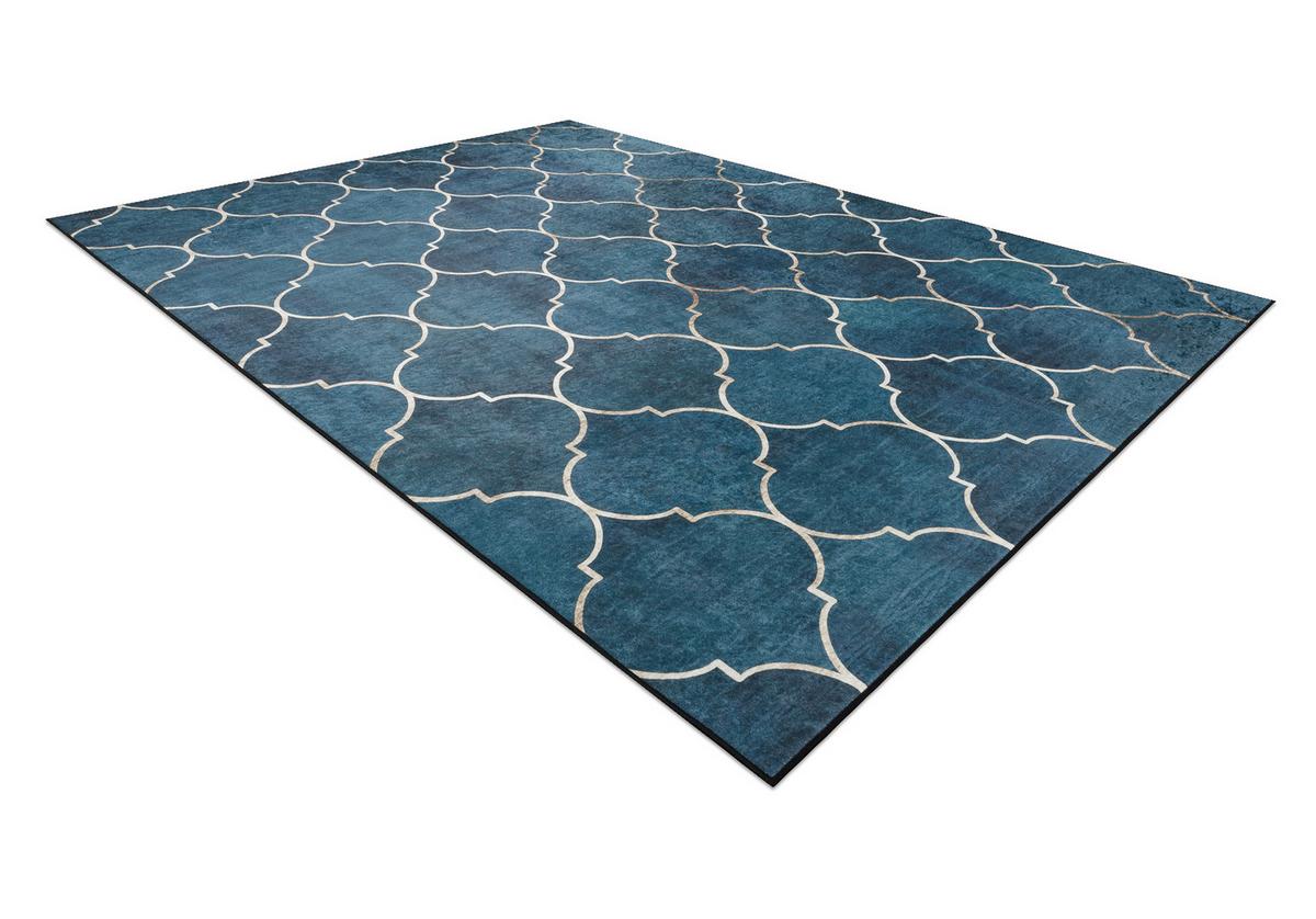 TEPPICH Andre 160/220 cm - Blau, Textil (160/220cm) - rugsX