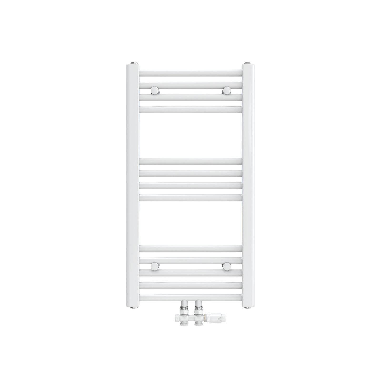 HEIZKÖRPER Handtuchheizkörper wasserführend 75/40/3,5 cm - Weiß, Metall (40/75/3cm) - EMKE