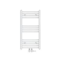 HEIZKÖRPER Handtuchheizkörper wasserführend 75/40/3,5 cm - Weiß, Metall (40/75/3cm) - EMKE