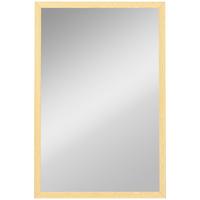 RECHTECKIG Spiegel Dekorativ 40 x 60 cm - Naturfarben, Holzwerkstoff (2/60/40cm) - HOMCOM