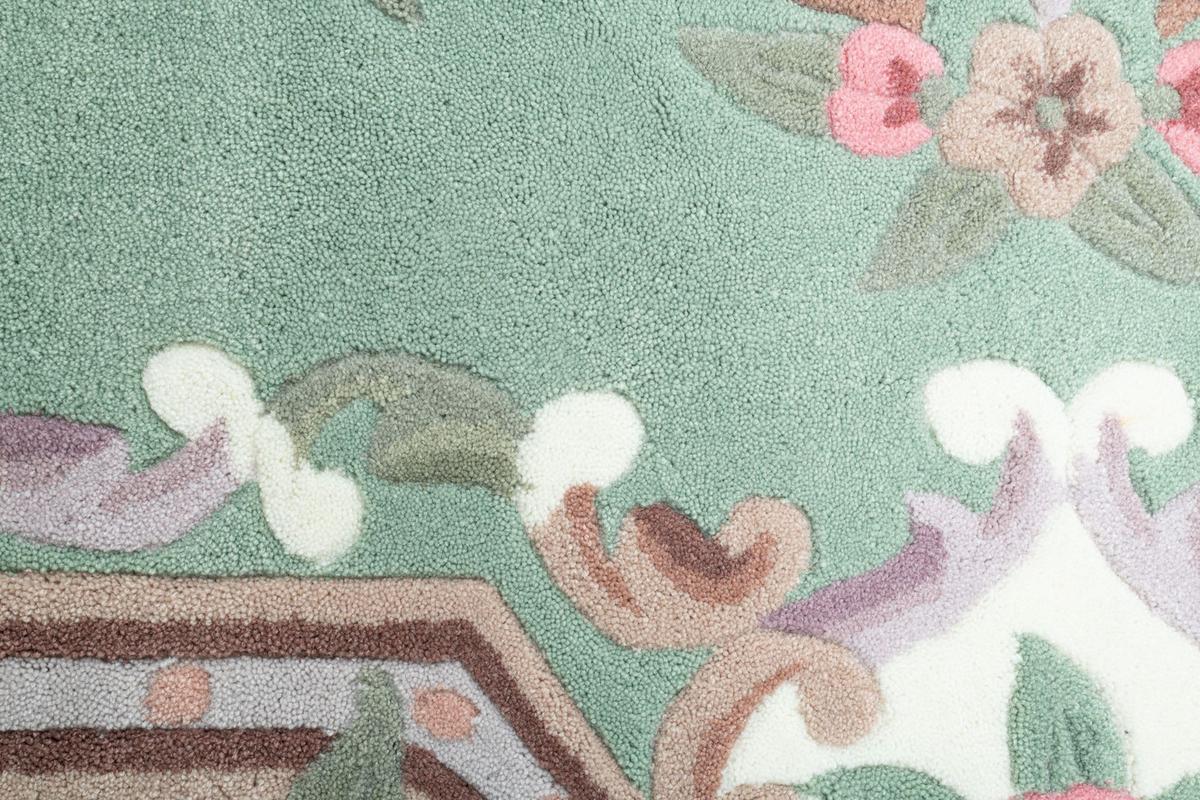 HANDTUFTTEPPICH Ming 70x140 cm - Grün, Textil (70/140cm) - THEKO