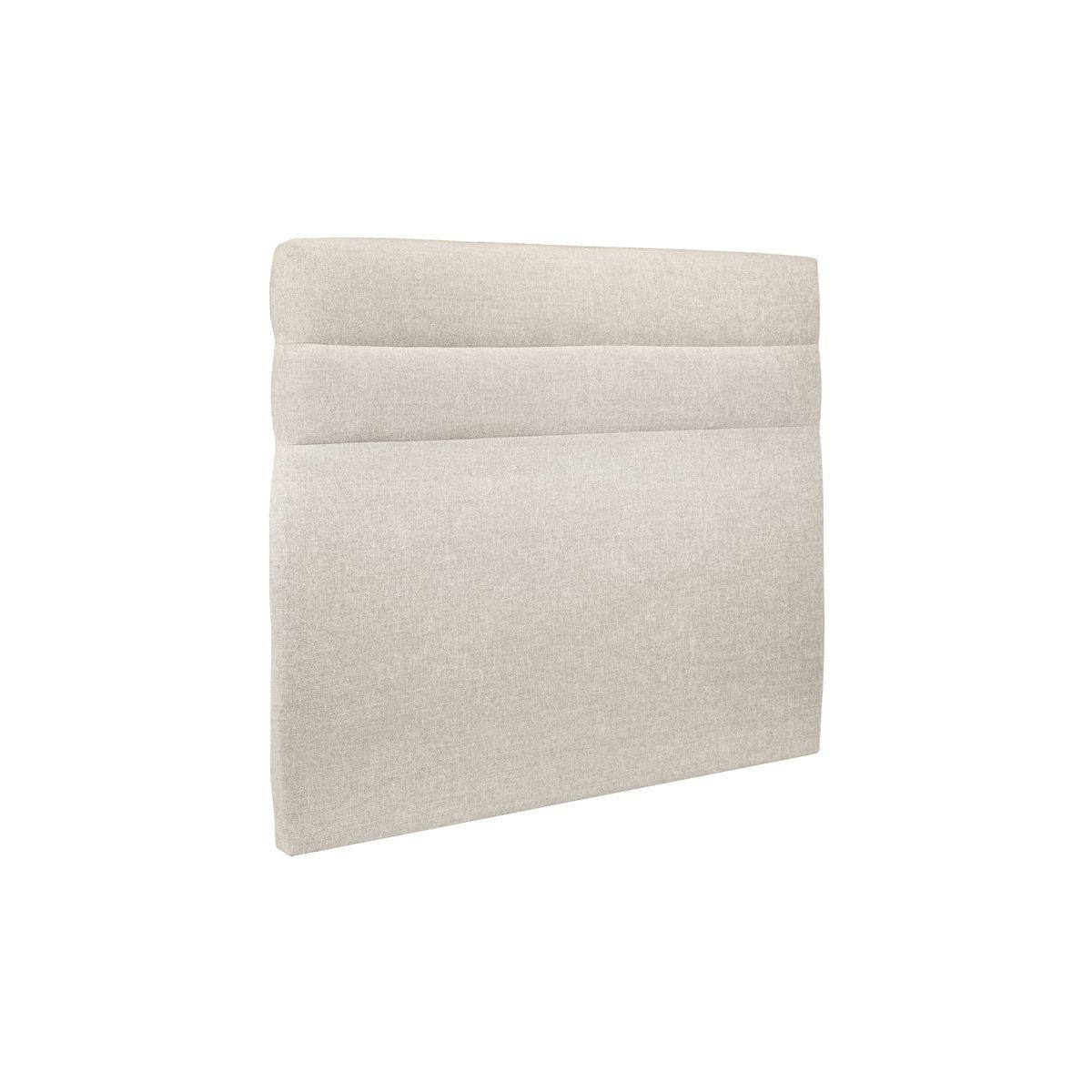 KOPFTEIL Modell Linien – Hellbeiger Stoff 135 cm - Beige, Karton/Holz (135/120/10cm) - Sommeil de Plomb