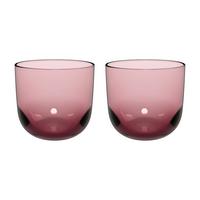 WASSERGLÄSER Like Glass Grape 280 ml 2er Set - Pink, Glas (0.28L) - like.Villeroy & Boch
