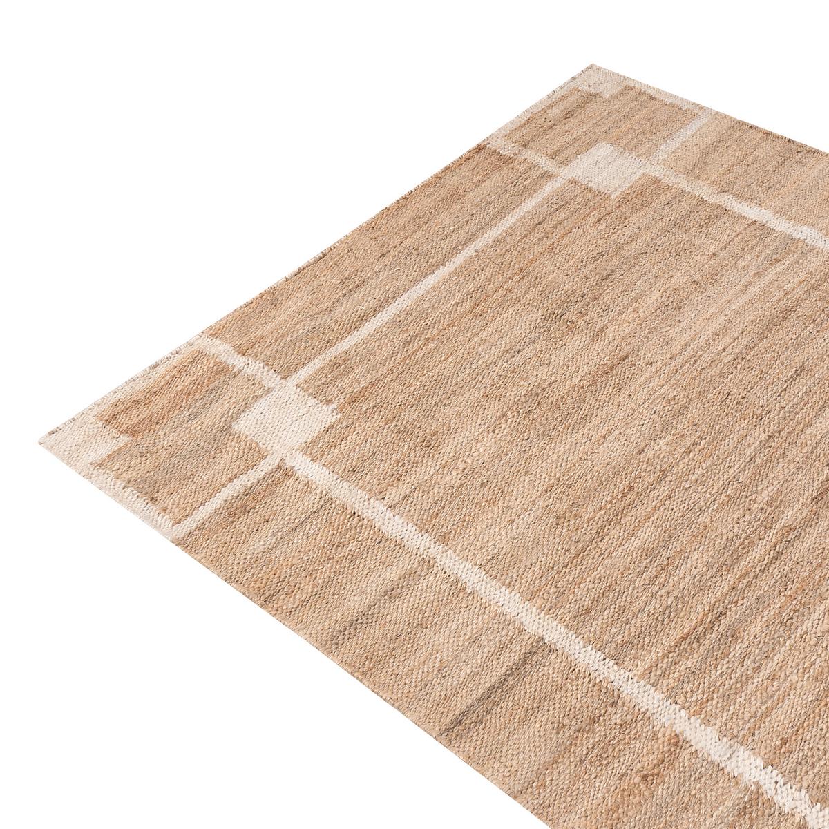 TEPPICH Hellbeige 160/230 cm Jute Gondia - Beige, Textil (160/230cm) - Beliani