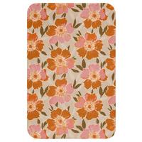 WC-VORLEGER Blumen - Motiv - Retro WC Teppich 40x60 cm - Multicolor, Textil (40/1cm) - OnlyWow