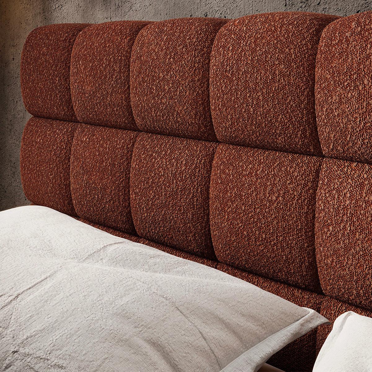 BOXBETT 160/200 Ezio Ziegel - Terracotta, Holz (160/200cm) - Petits-meubles