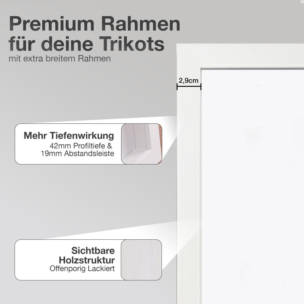TRIKOTRAHMEN 60/90 Premium - Weiß, Holz (60/90cm) - K-Möbel