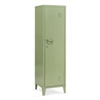 EINZELSPIND Kurikka - Olivgrün, Metall (38/137/38cm) - [en.casa]