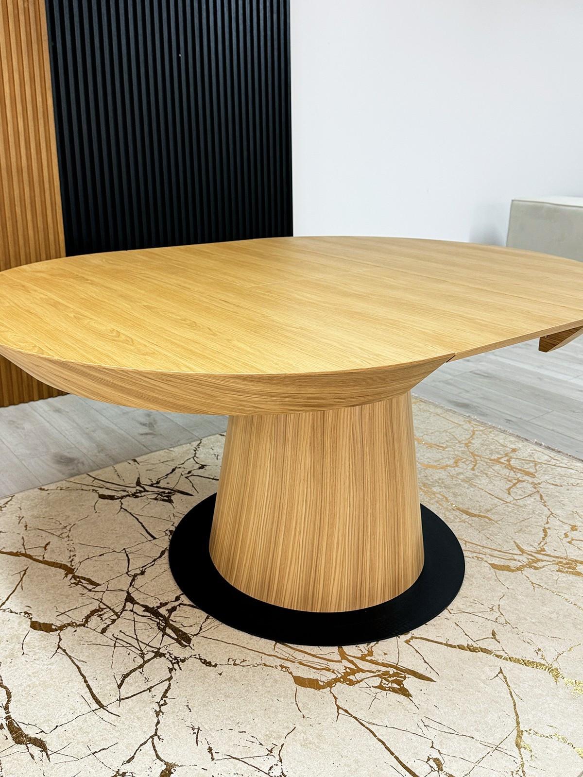 ESSTISCH BASALT Ausziehbar 120 - 220 / 120 x 76 cm - Eichefarben, Holz (120/120/76cm) - MASSENO
