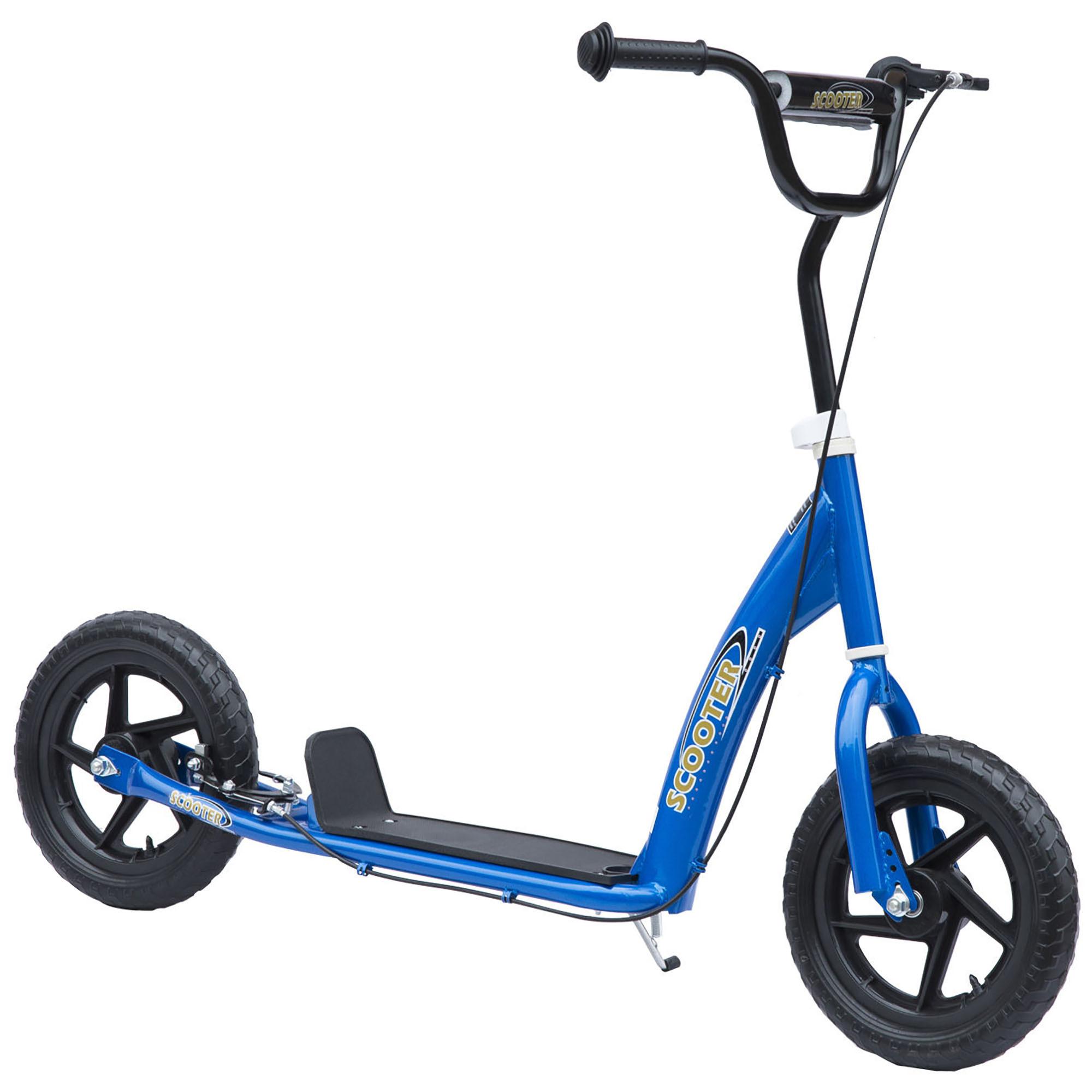 KINDERROLLER, Schwarz/Rosa/Blau/Rot, Stahl+ PVA - Blau, Metall (120/52/80cm) - HOMCOM