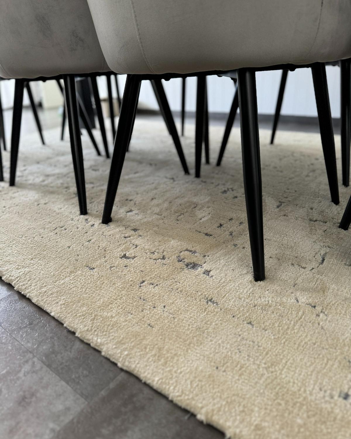 TEPPICH Hellbeige 300/400 cm Nakus - Beige, Textil (300/400cm) - Beliani
