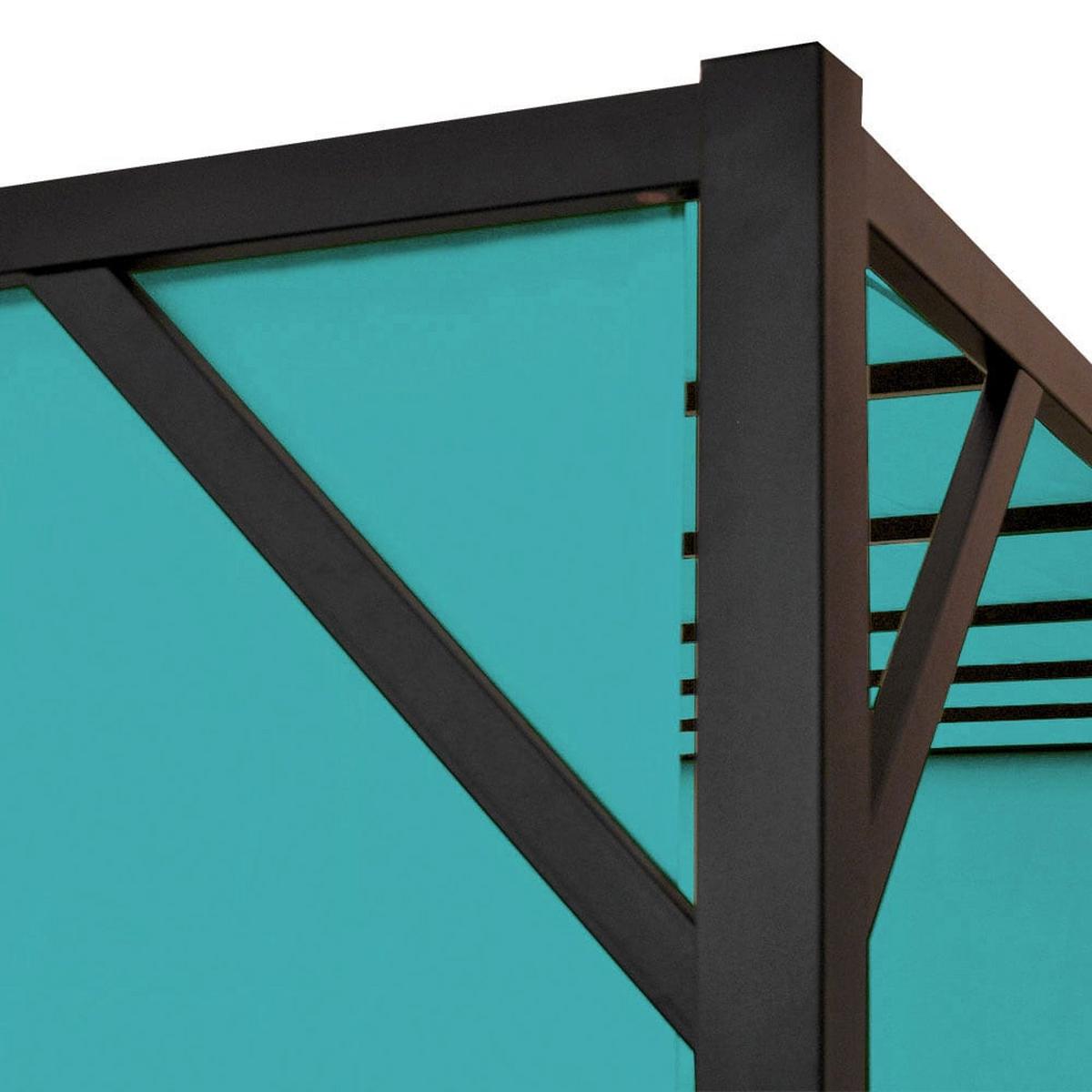 PERGOLA BEJA Türkis - Türkis, Metall (305/212/305cm) - MCW