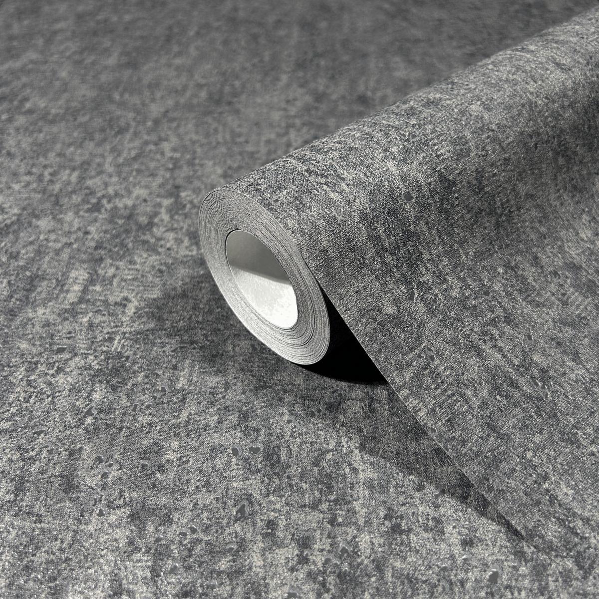 VLIESTAPETE Betonoptik Tapete anthrazit - Anthrazit, Papier (53/1cm) - marburg