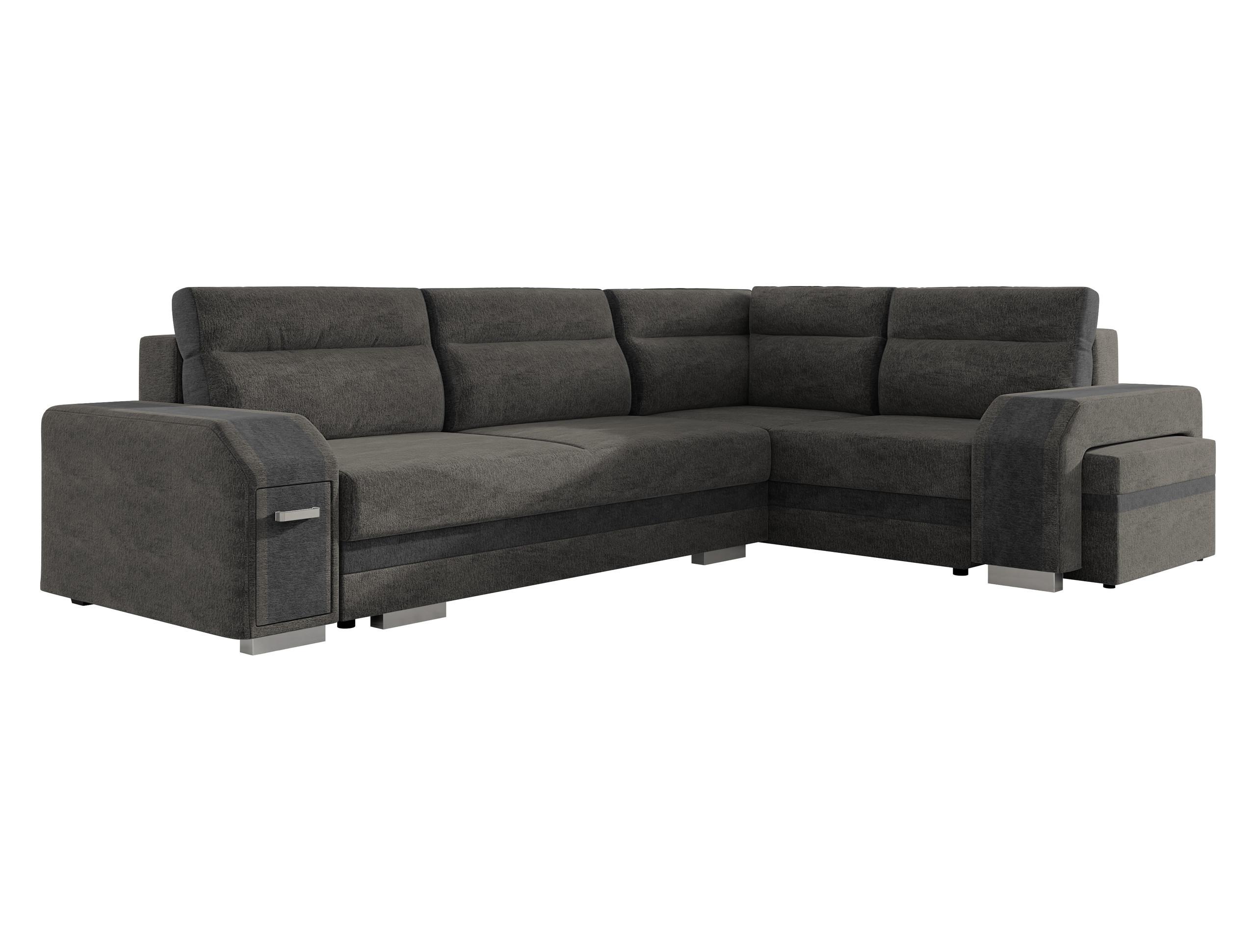 ECKSOFA Assan, Seite: Rechts - Chromfarben/Greige, Holz/Kunststoff (305/205cm) - MIRJAN24