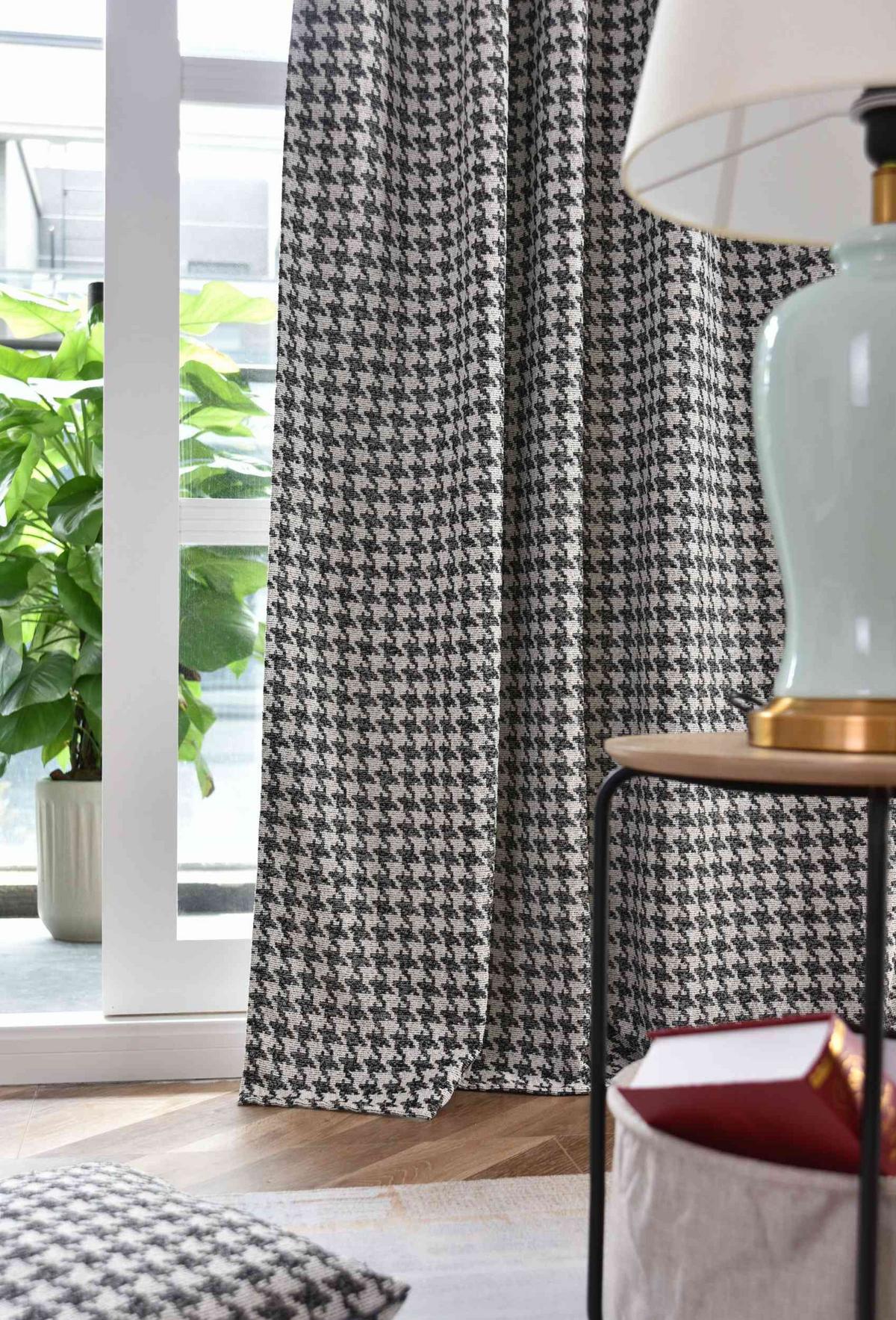 VORHANG PARIS HxB 245x140 cm Creme Schwarz - Creme, Textil (140/245cm) - Gardinenbox