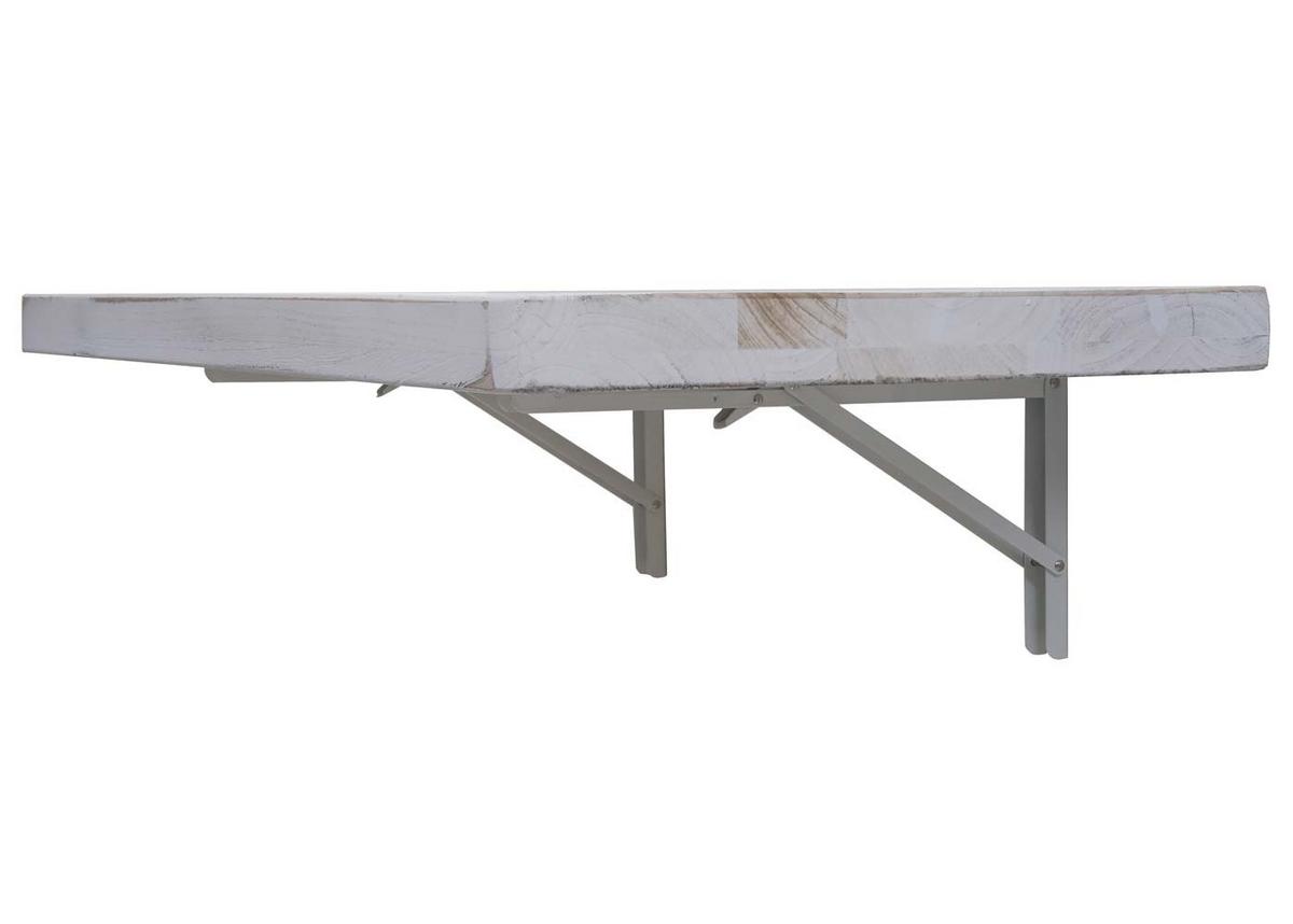 WANDTISCH KLAPPBAR rechteckig Reinweiß - Weiß, Holz (120/20/60cm) - MCW