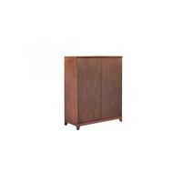 HIGHBOARD COPAS Braun Holz - Braun, Eichenholz/Holz (100/120/40cm) - KAWOLA