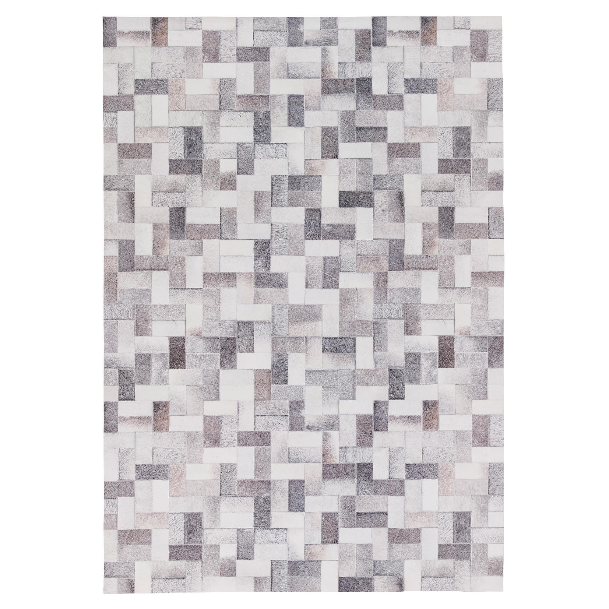 KUNSTFASER PATCHWORK TIERFELL TREND - Beige/Grau, Textil (200/290cm) - Pergamon