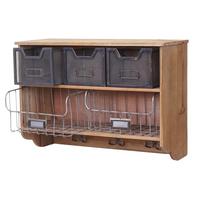 KÜCHENREGAL Braun - Braun, Holz (60/42/24cm) - MCW