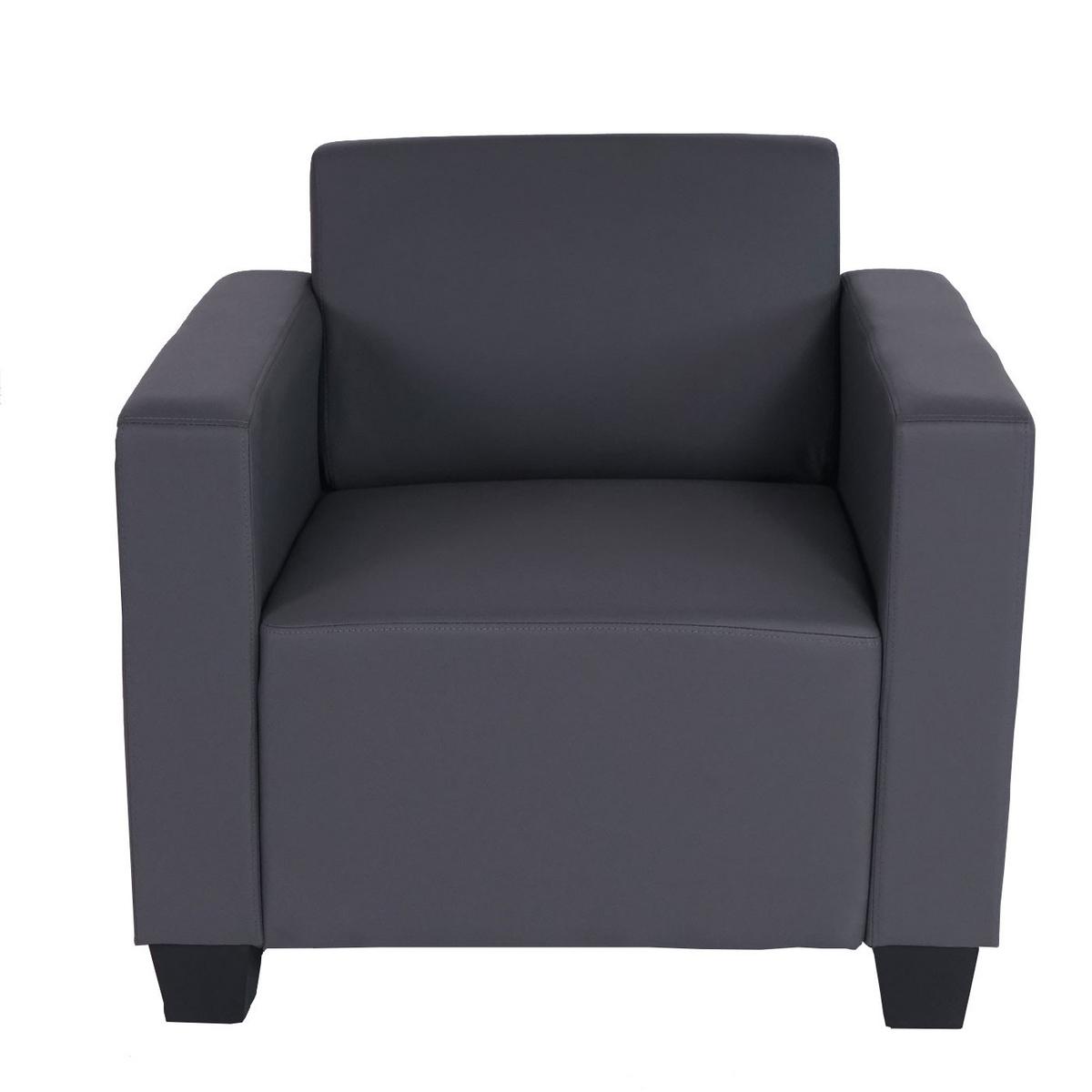 LOUNGESESSEL Anthrazit - Anthrazit, Textil (82/76/72cm) - MCW