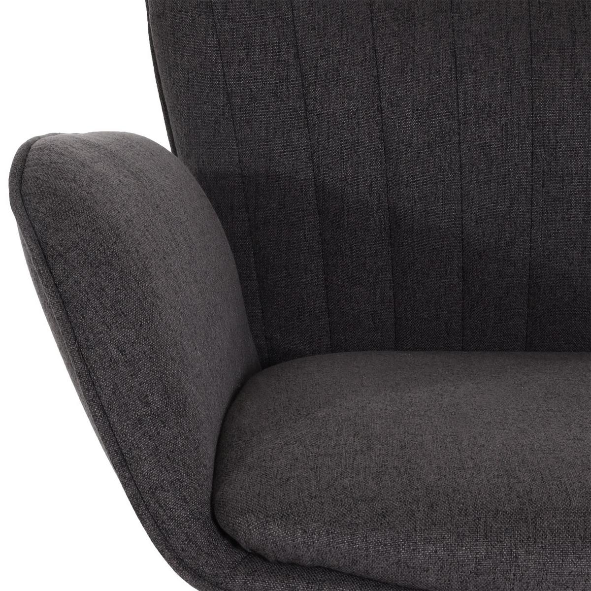 BARHOCKER Grau - Grau, Textil (50/110/45cm) - MCW