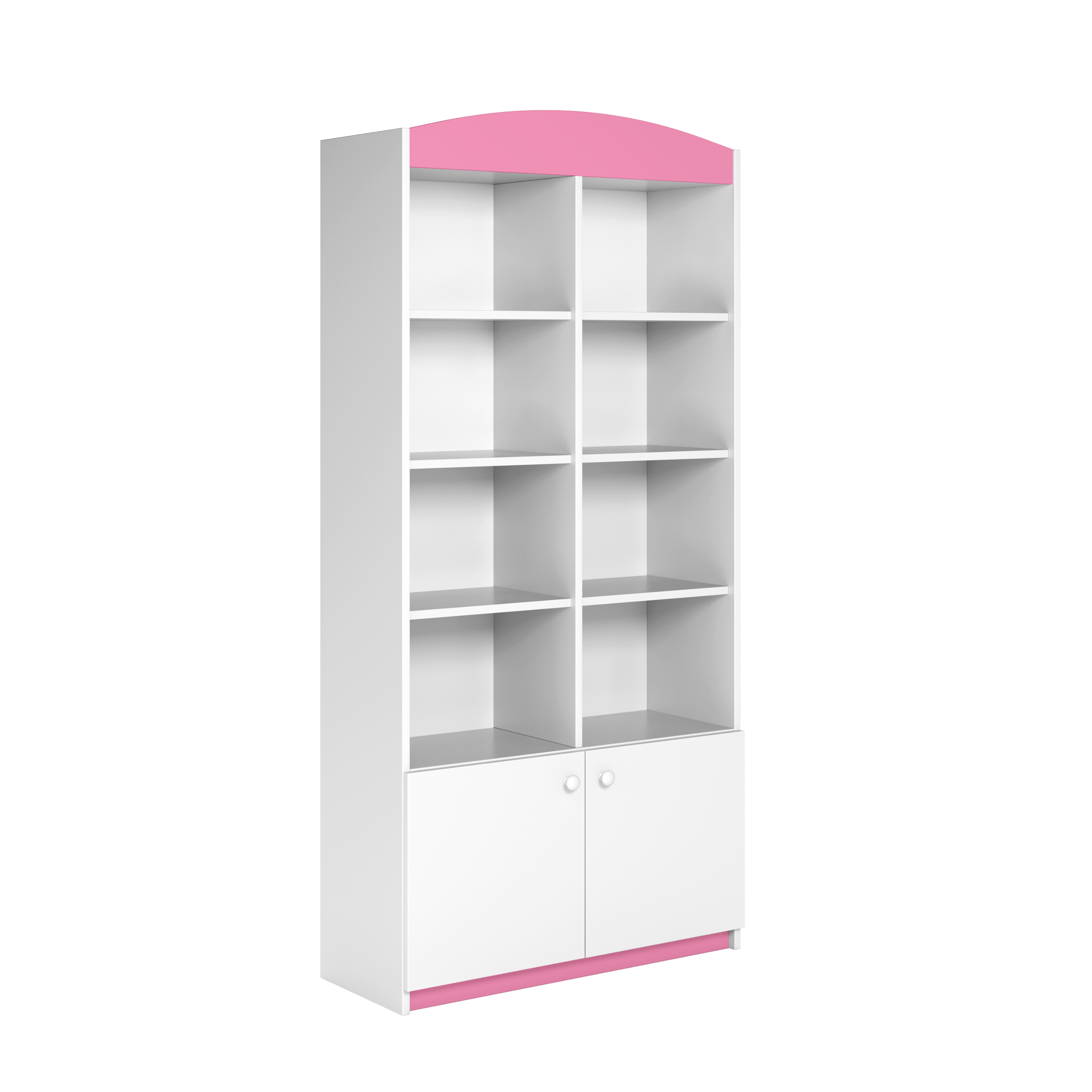 KINDERREGAL II Babydreams Hellrosa 90\180\36 - Hellrosa, Holzwerkstoff/Kunststoff (90/180/36cm) - RAUMHIRSCH FURNITURE