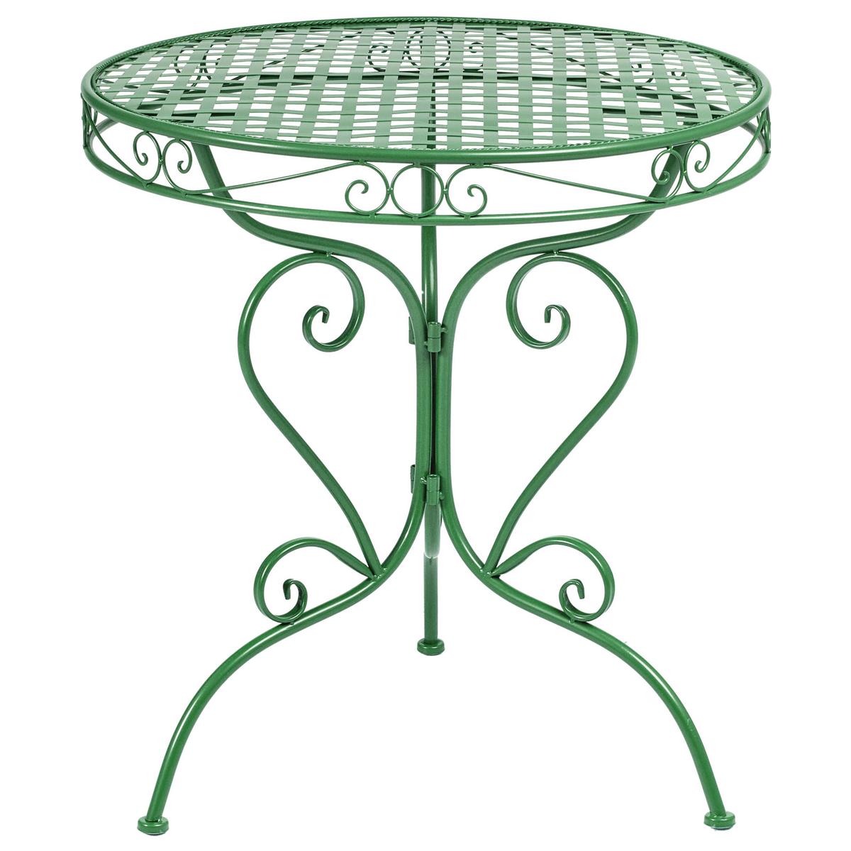 BISTRO-SET Grün Albinia - Grün, Metall - Beliani